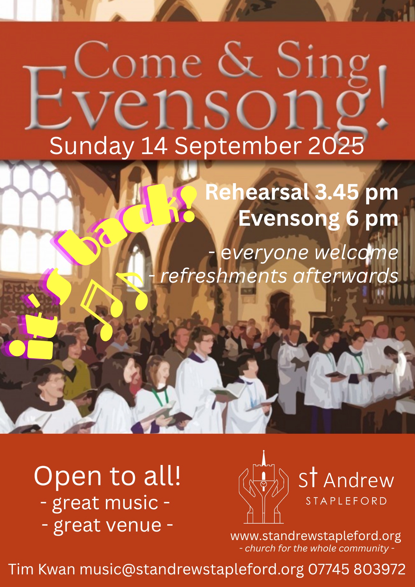 Come & Sing Evensong - 2025.9.