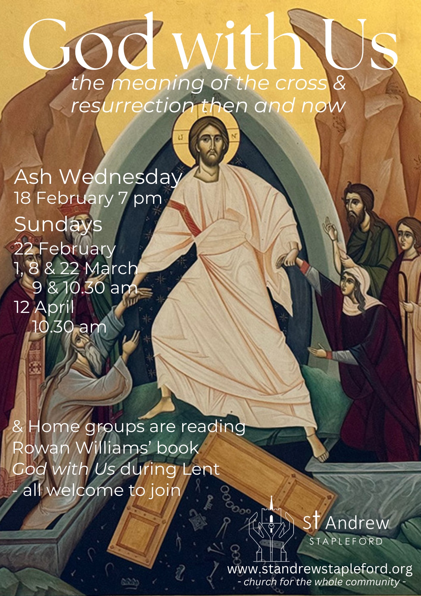 God with Us 2026 (A4) - poster