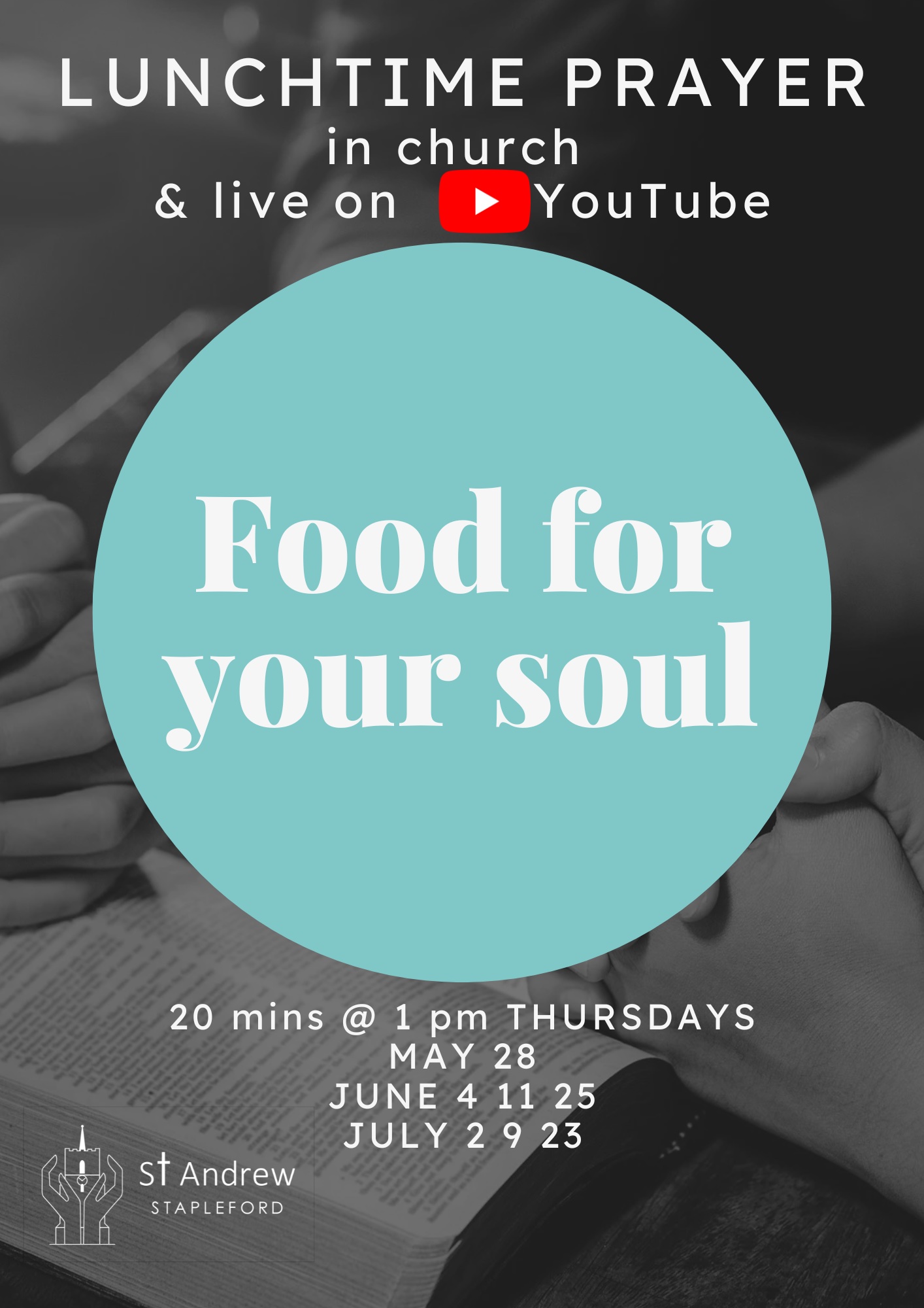 Lunchtime prayers - food for y