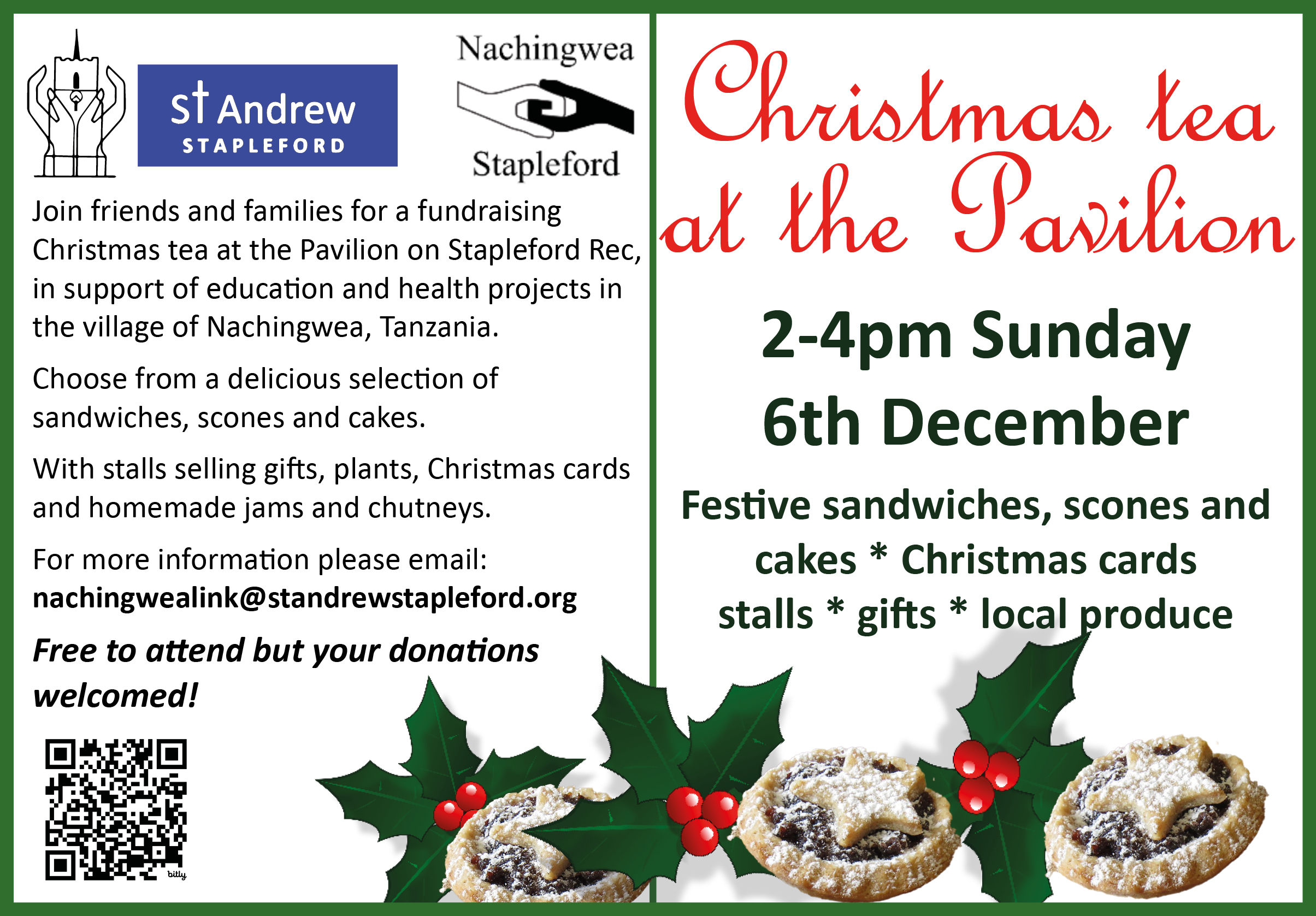 Christmas Tea ad 2026