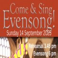 Come and Sing Evensong: It's back!